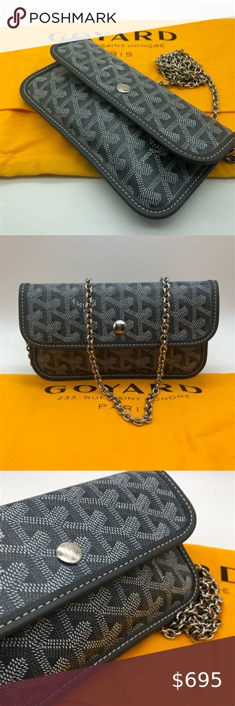 goyard wallet with chain